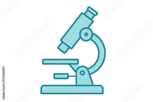 Modern laboratory microscope for scientific research, education, biology, chemistry, and medical fields