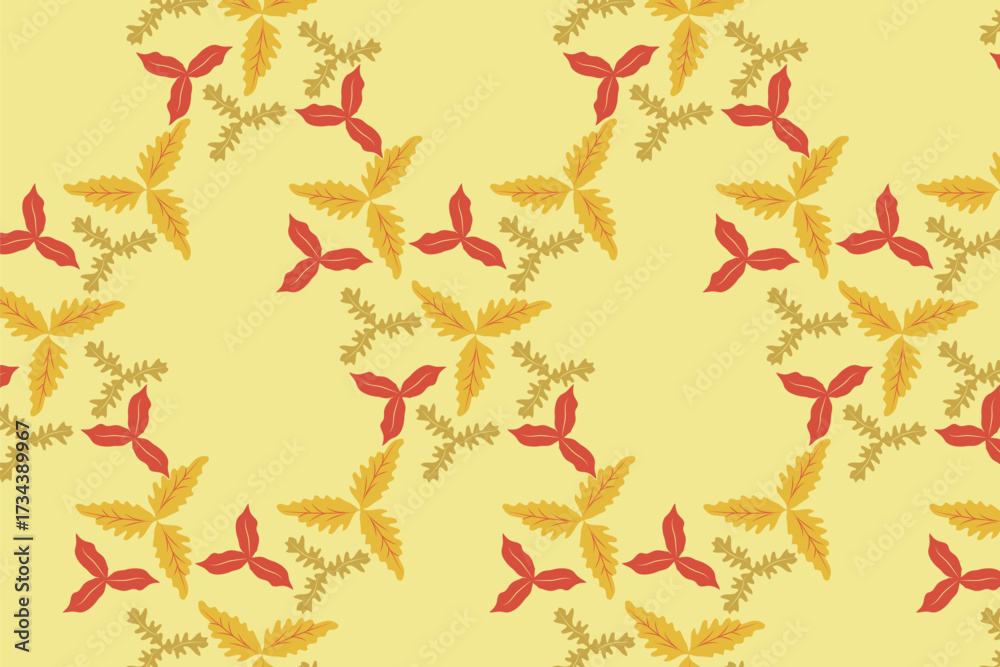 Obraz premium Rustic Style Warmth with Thanksgiving, Autumn harvest Seamless Pattern for Fabric, table linens, greeting cards, scrapbook paper, wall art