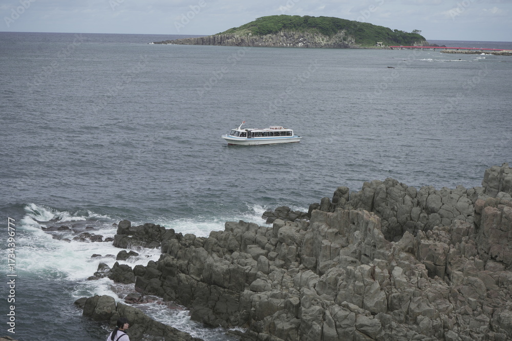 Obraz premium 福井県 東尋坊から見る絶景の景色