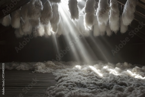 wool drying