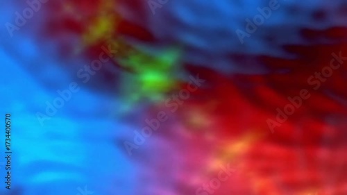 Abstract colorful background design with flowing shapes and textures