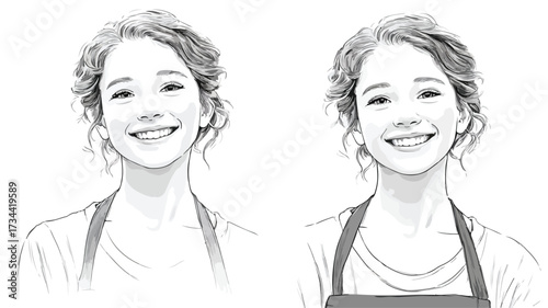 Cheerful Teenage Volunteer Portraits for Positive Campaigns
