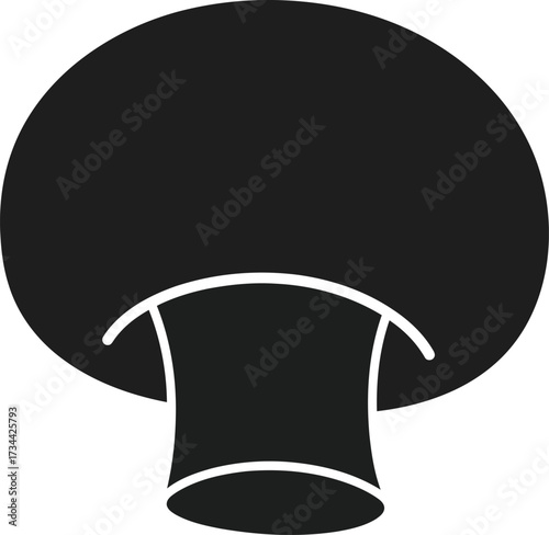 Mushroom vector illustration scalable icon for food design and nature graphics eps format