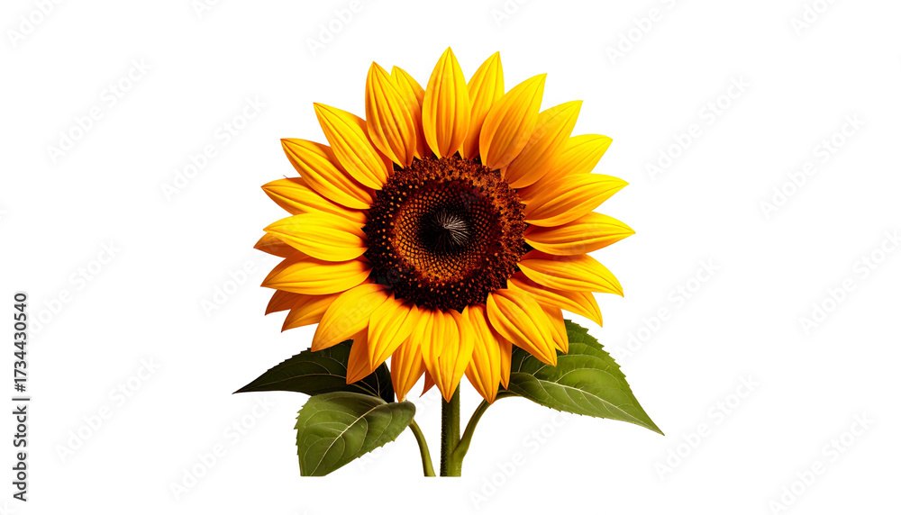 Obraz premium Vivid sunflower blooms against black, showcasing vibrant yellow petals & brown center