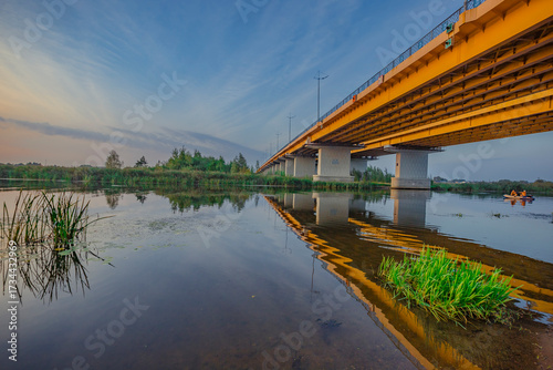 Construction of a bridge in the Kaliningrad region