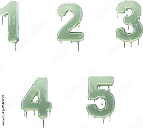Green number 3D