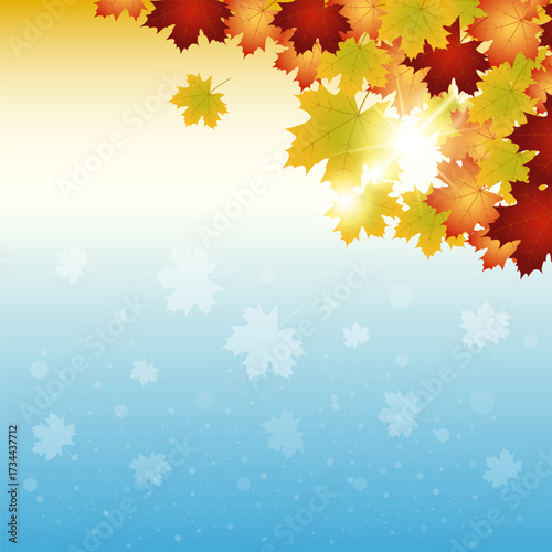 A magical transition from autumn to winter