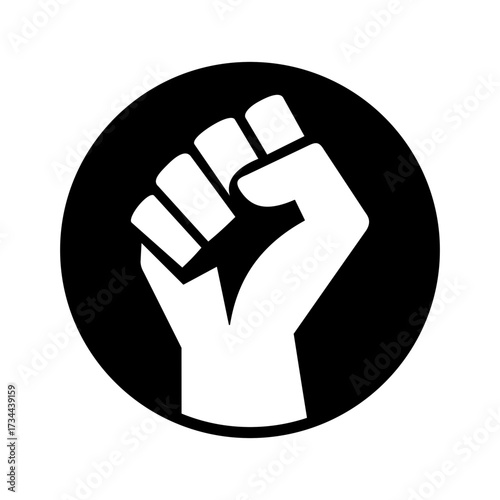 Isolated Fist Vector Illustration