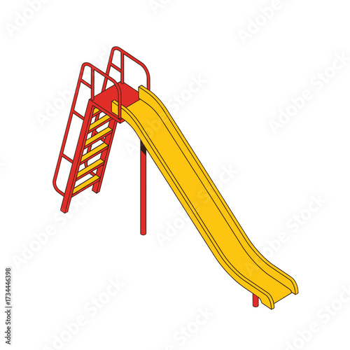 Playground Slide with Ladder for Childrens Outdoor Fun.