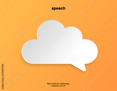 3D bubble testimonial banner, quote, infographic. Social media post template designs for quotes. Empty speech bubbles, quote bubbles and text box. Vector Illustration EPS10.