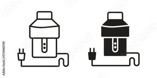 Garbage disposal icons simple vector set. logo sign symbol set