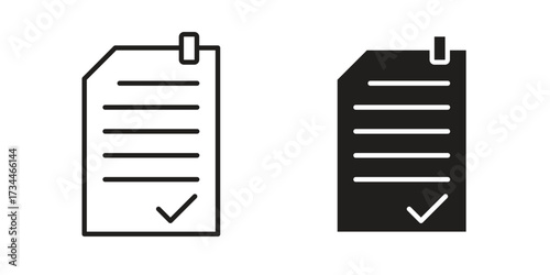 Consent icons simple vector set. logo sign symbol set