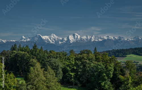 Capital of beautiful country in summer sunny days in Bern Switzerland