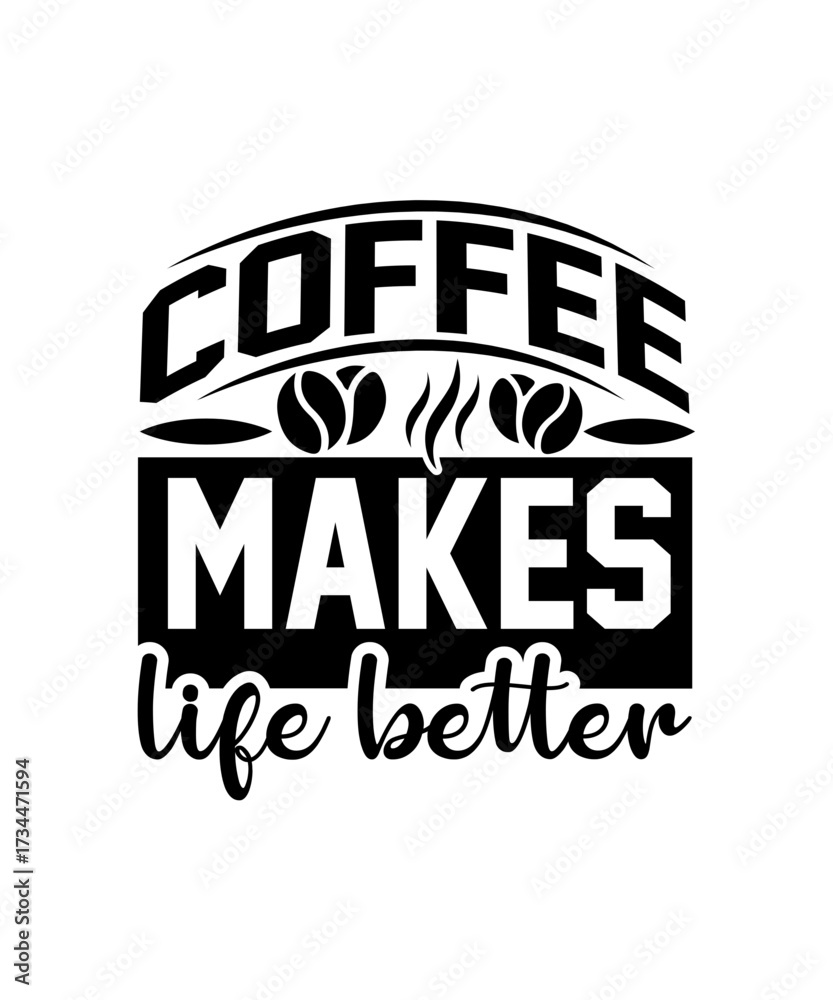 Fototapeta premium Retro Coffee Svg design