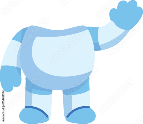 Robot's Body  Waving Hello