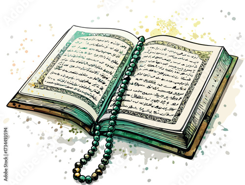 illustration of Holy Quran eps
