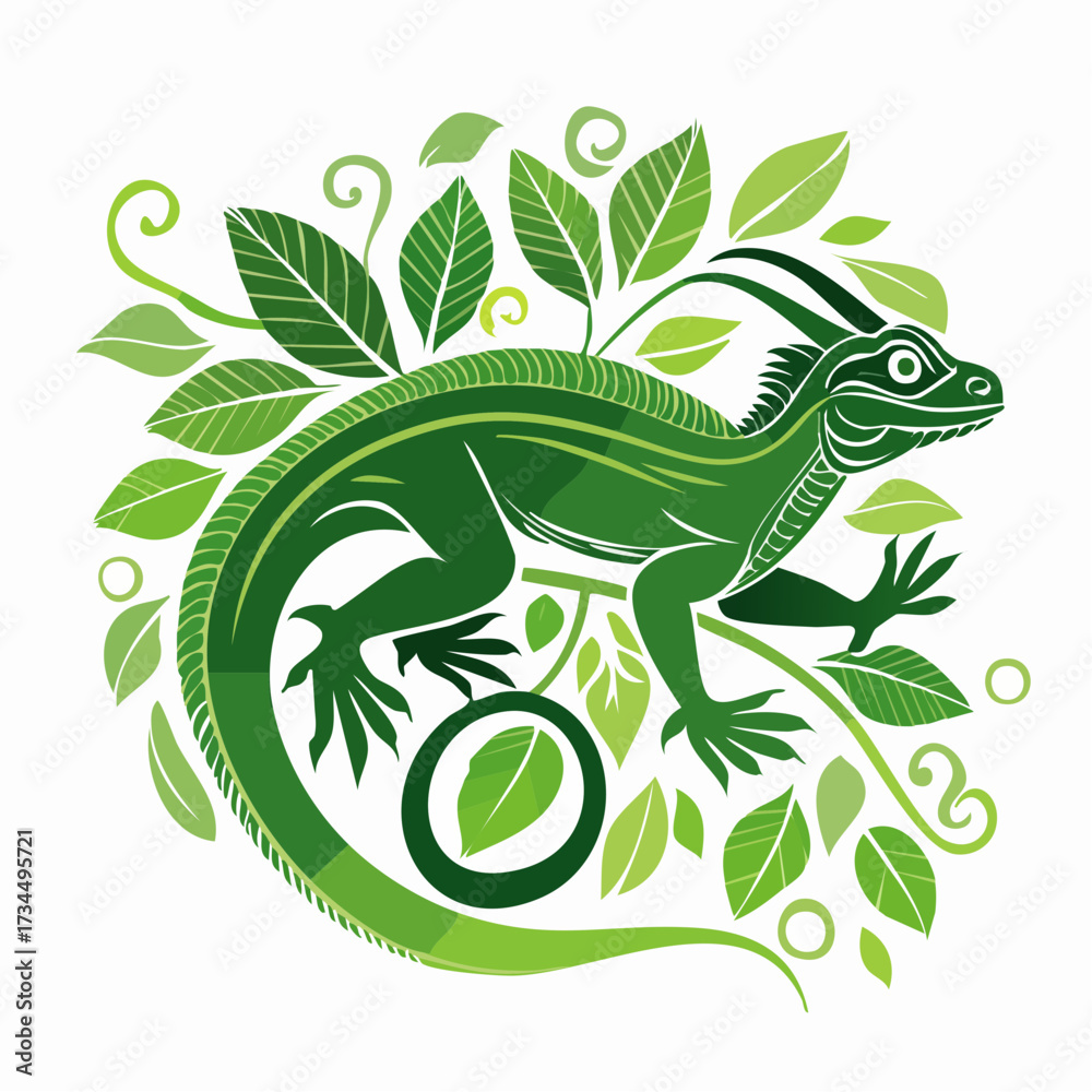 Obraz premium chameleon on a branch