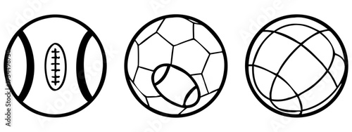 An abstract background with elements and symbols featuring a classic black and white soccer ball for sport and game competition