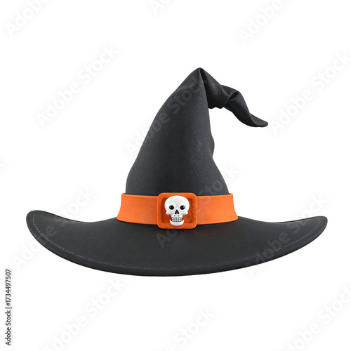 3D Element for Halloween Composition PSD Transparent Background
