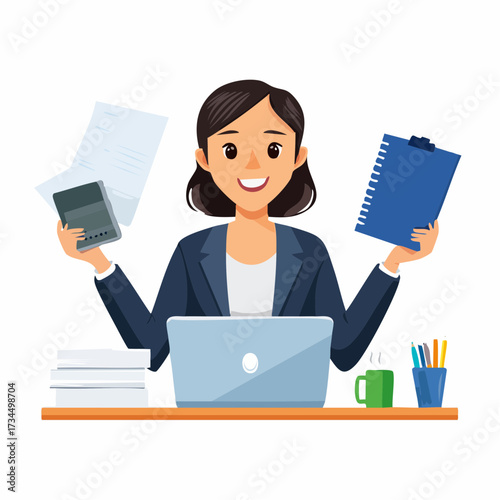 business woman in office