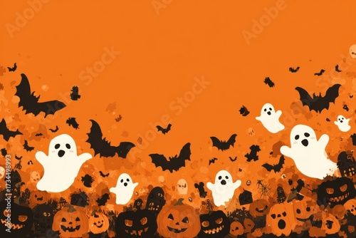 Halloween Party Banner for Holiday Celebration