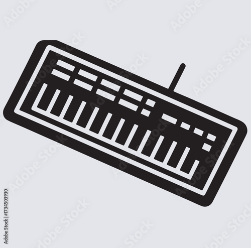 gamer evolving into a robot silhouette vector art illustration