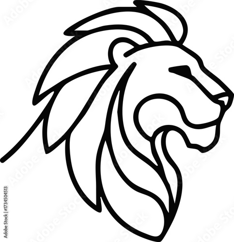 lion logo vector