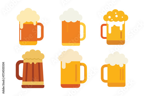 Beer Mug Vector Illustration
