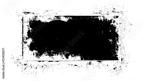 grunge frame with grunge effect