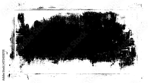black and white with grunge style box texture. copy space for text.