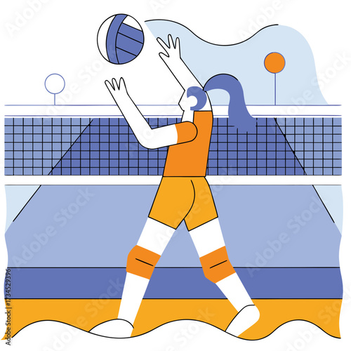 woman with basketball