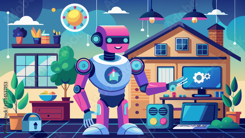 robot-controlling-a-smart-home-system-
