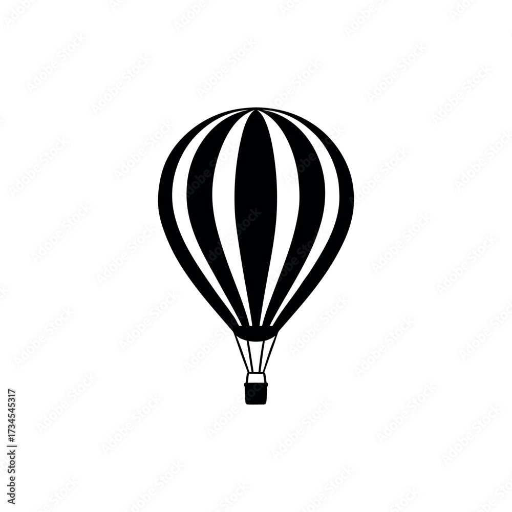 Fototapeta premium hot air balloon isolated