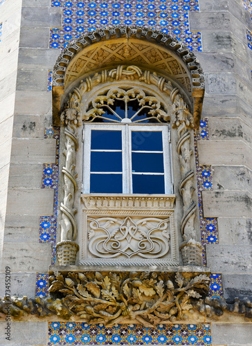 Wallpaper Mural The National Palace of Pena or Castle of Pena Sintra Lisbon, Portugal	 Torontodigital.ca