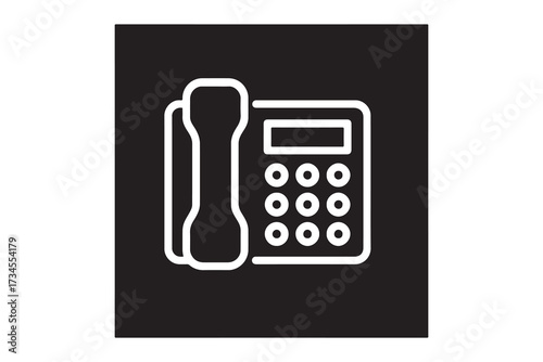 Vector line icon related to phone talking. Perfect Line. Editable Stroke.