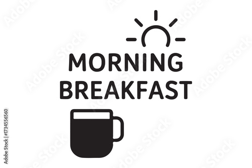 Good morning - the inscription on the frosty window. Positive. Sunshine