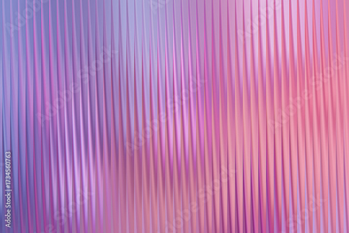 Illustration of abstract background with vertical lines and gradient of pink and purple color