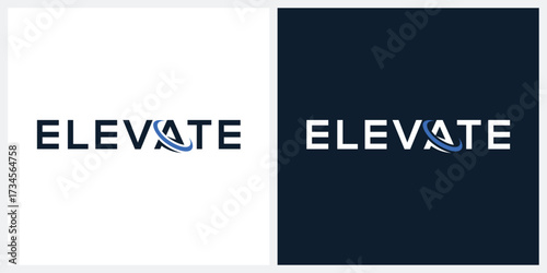 word mark elevate business consulting logo design inspiration