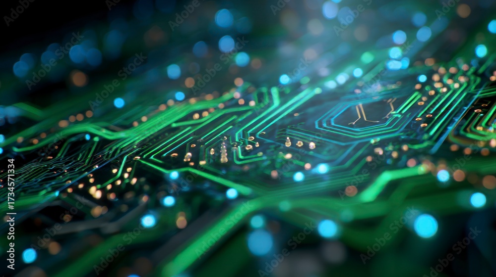 Obraz premium Complex circuit board design