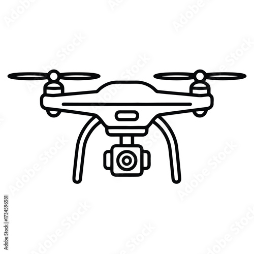 Unmanned aerial vehicle for filming and photography drone with camera drone for surveillance quadcopter gadget