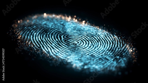 Wallpaper Mural Fingerprint pattern illustration Torontodigital.ca