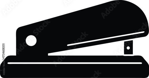 Stapler icon silhouette vector