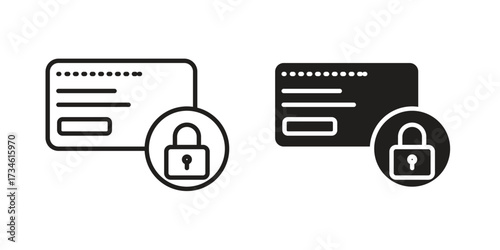 Credit limit icons in line stroke outline art and clip art