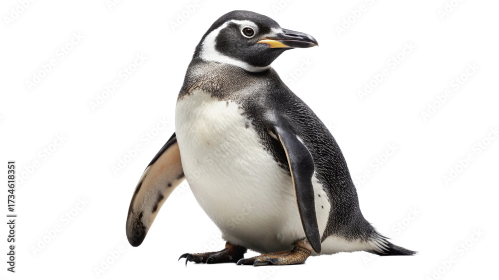 Fototapeta premium penguin isolated on white background
