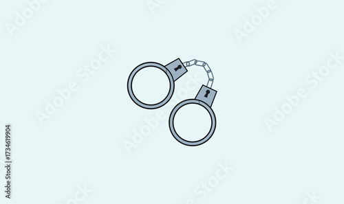 Handcuffs vector