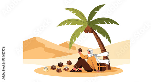 Arabian Nights Indulgence: A Desert Oasis of Chocolate Delights and Cultural Escape