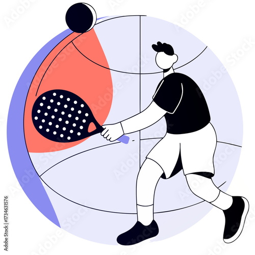 tennis player silhouette