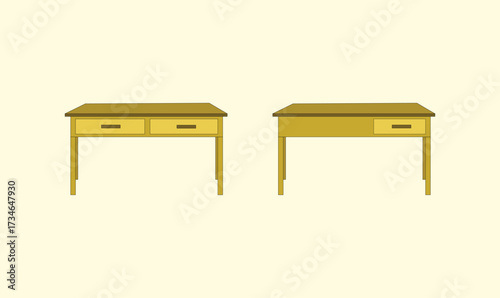 Tables editable vector design