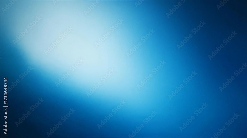 Fototapeta premium A gradient blue wallpaper transitioning from light to dark, smooth and elegant 