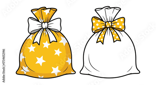 Festive gift bags, perfect for holiday celebrations, birthdays, and special occasions, adding a touch of joy and surprise to every present